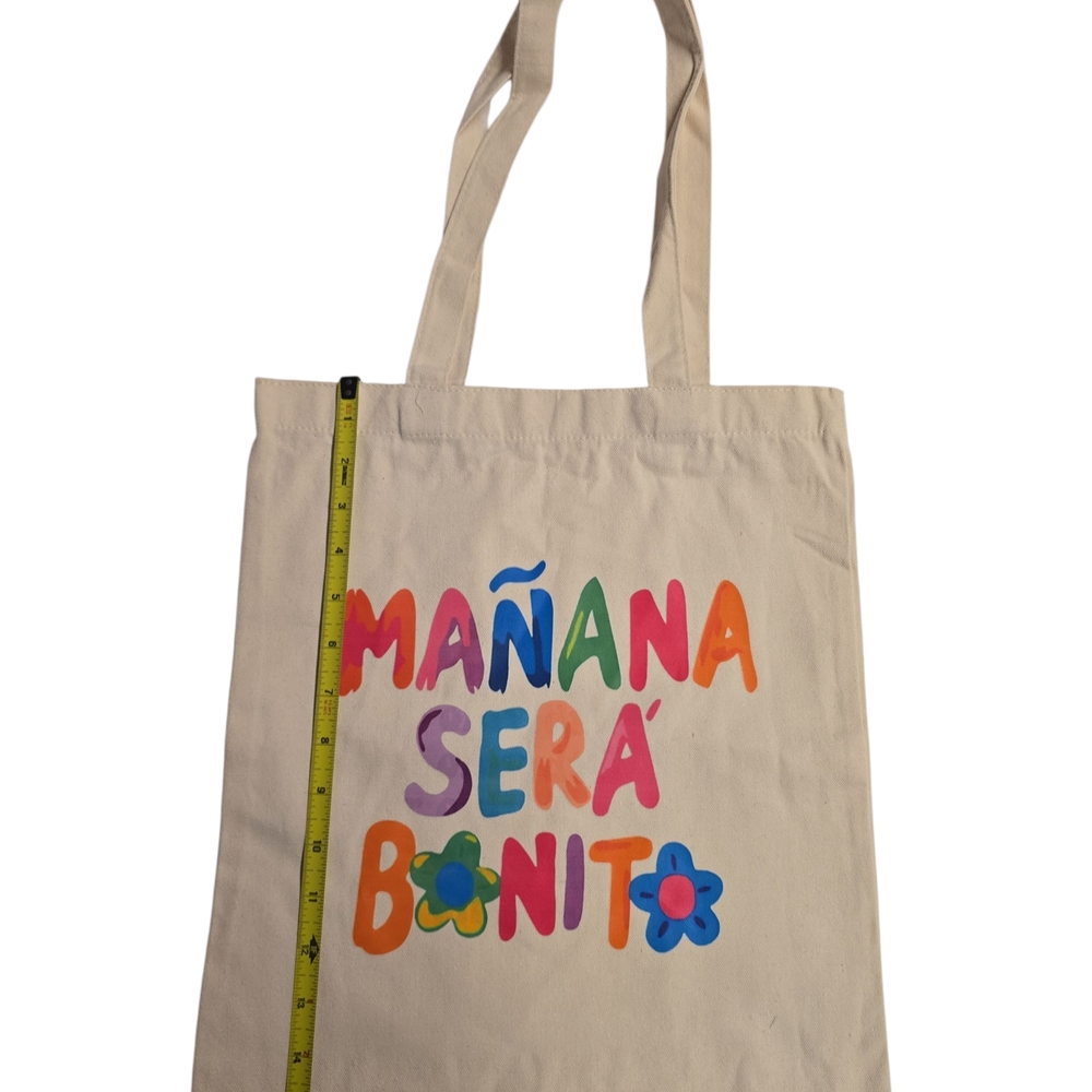 Colorful Canvas Tote Bag - Picture 2 of 4